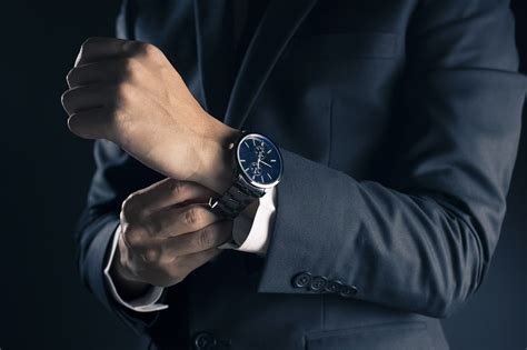 men wearing luxury watches